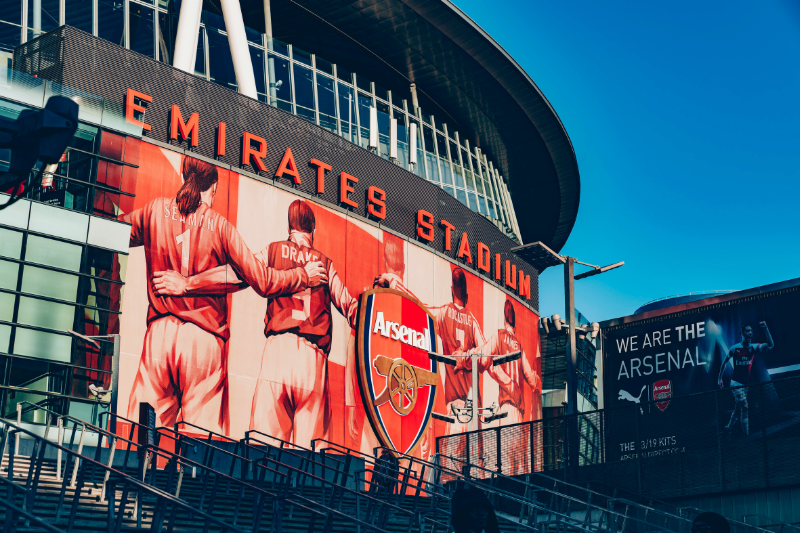Emirates Stadium in the Sun