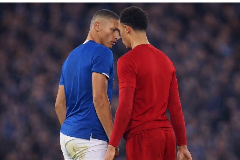 Two players in a heated argument