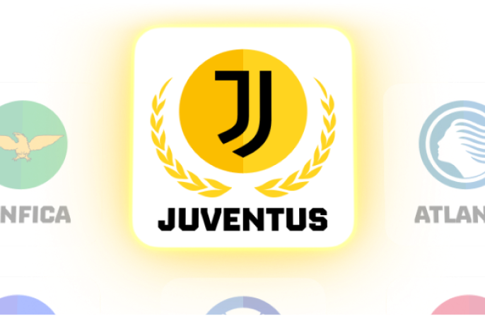 The Juventus logo showing one of the many sports clubs fans can play with on match bingo